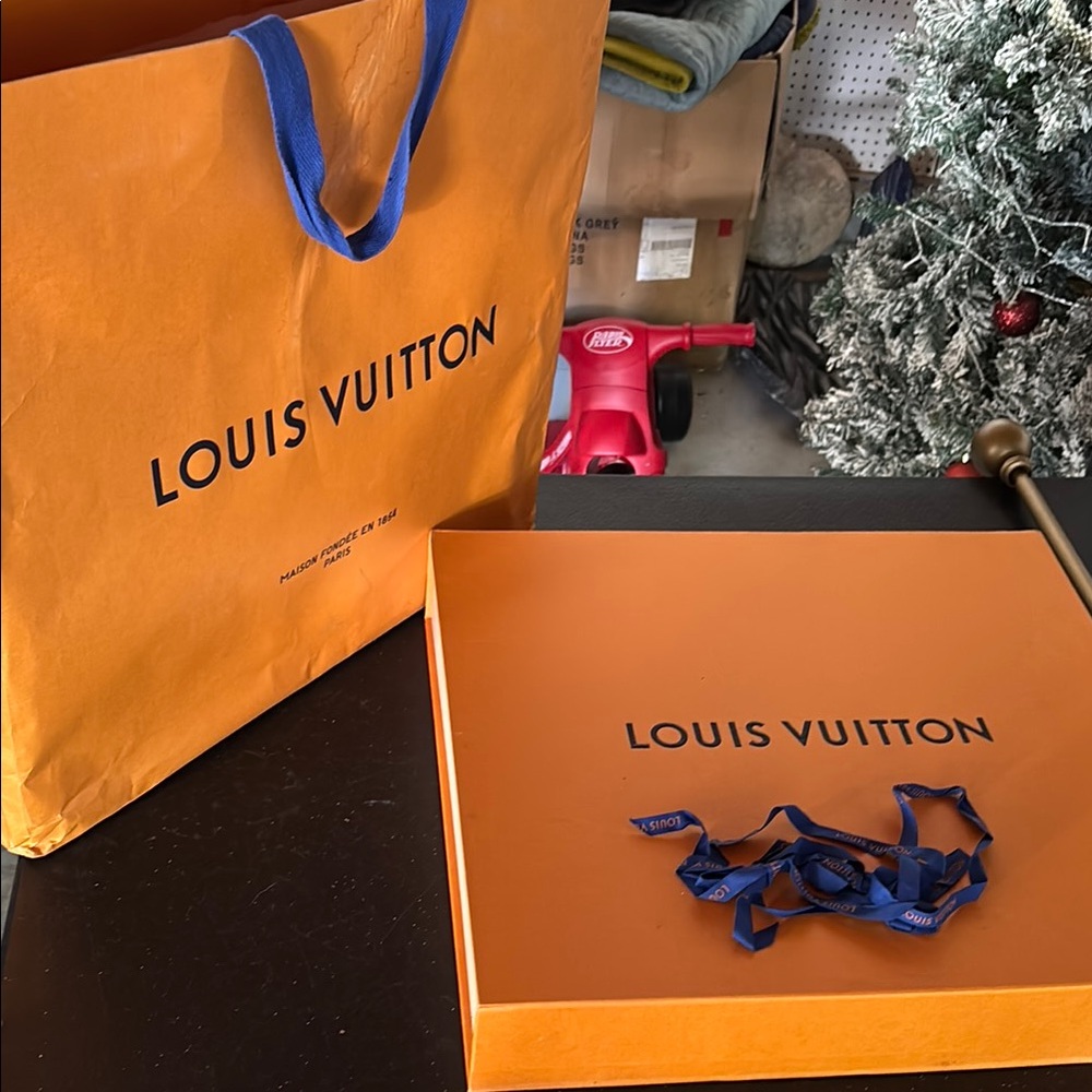 Louis Vuitton box and bag